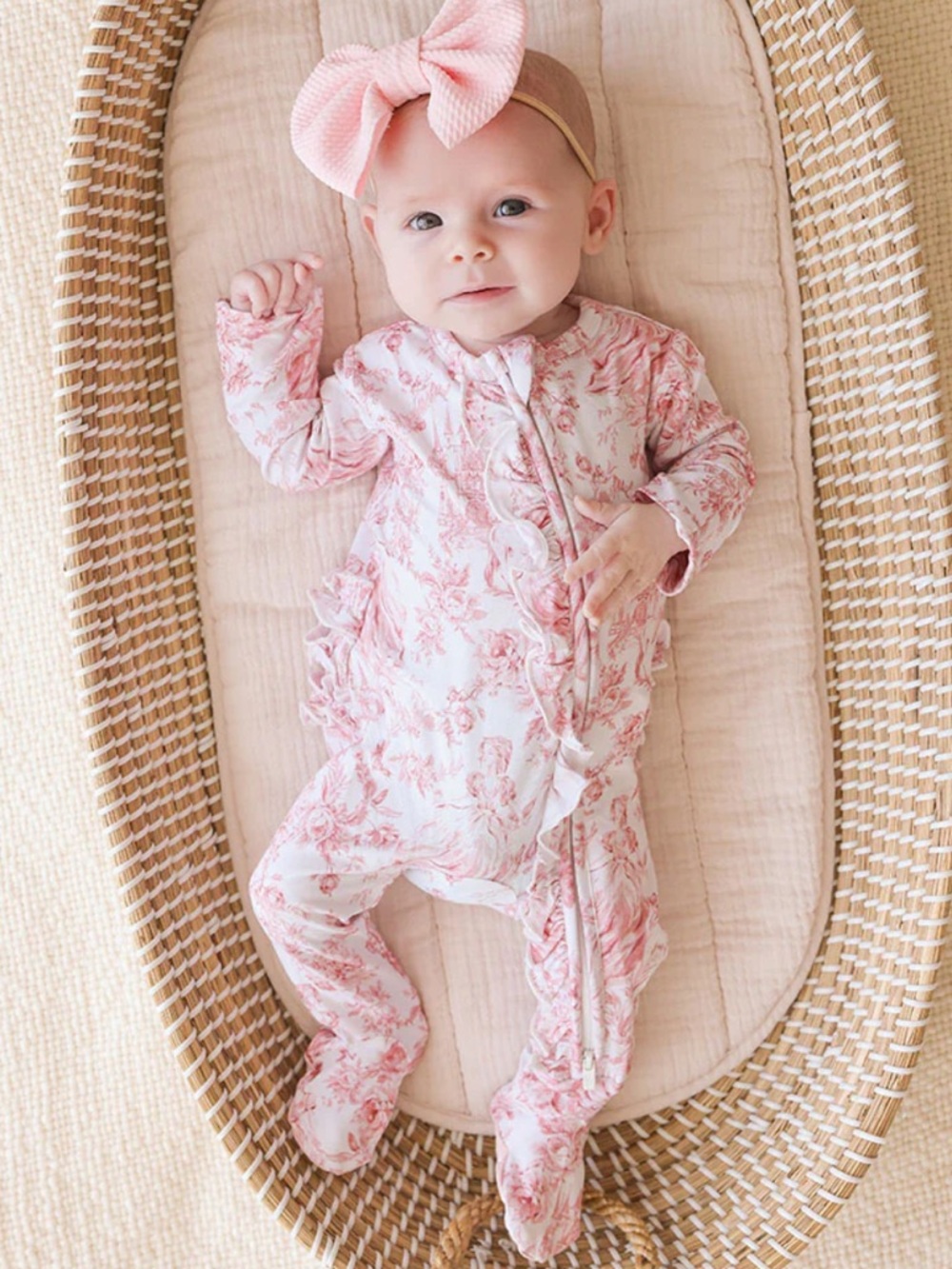 Posh Peanut Ruffle Footie Antoinette